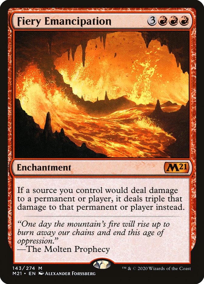 Fiery Emancipation [Core Set 2021] | The CG Realm
