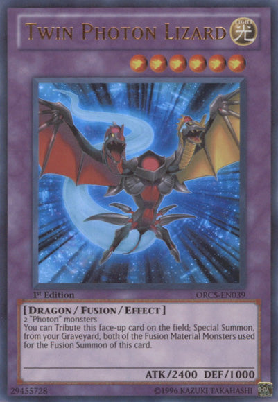 Twin Photon Lizard [ORCS-EN039] Ultra Rare | The CG Realm