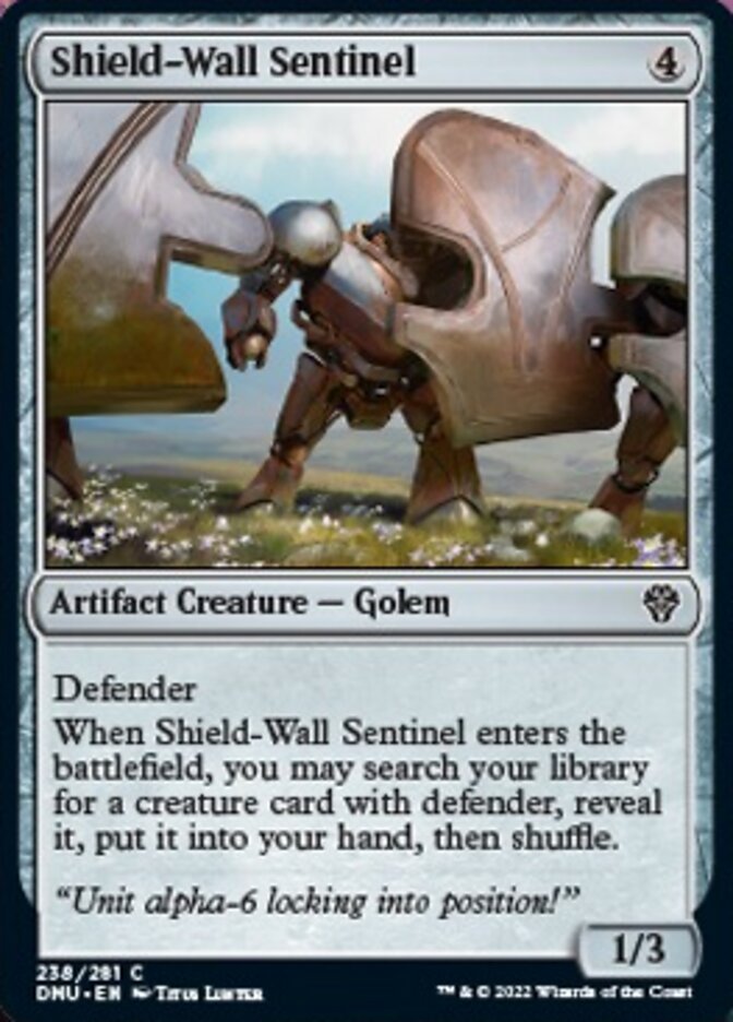 Shield-Wall Sentinel [Dominaria United] | The CG Realm