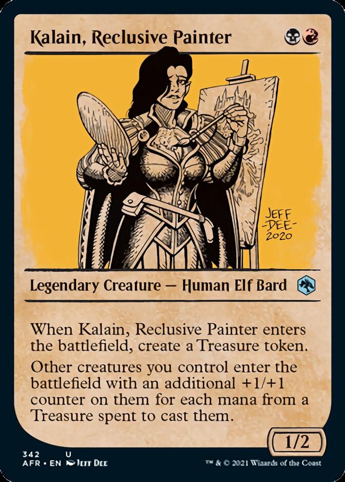 Kalain, Reclusive Painter (Showcase) [Dungeons & Dragons: Adventures in the Forgotten Realms] | The CG Realm