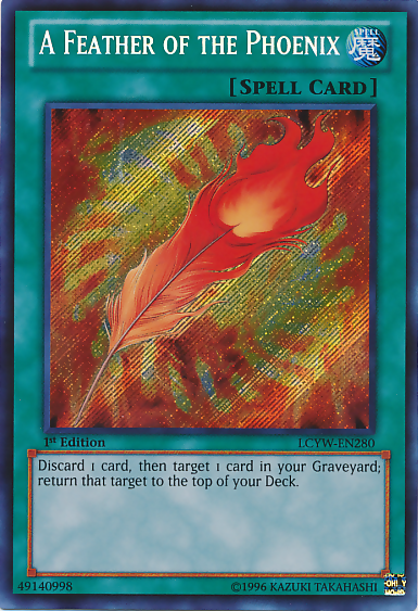A Feather of the Phoenix [LCYW-EN280] Secret Rare | The CG Realm