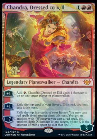 Chandra, Dressed to Kill [Innistrad: Crimson Vow Prerelease Promos] | The CG Realm