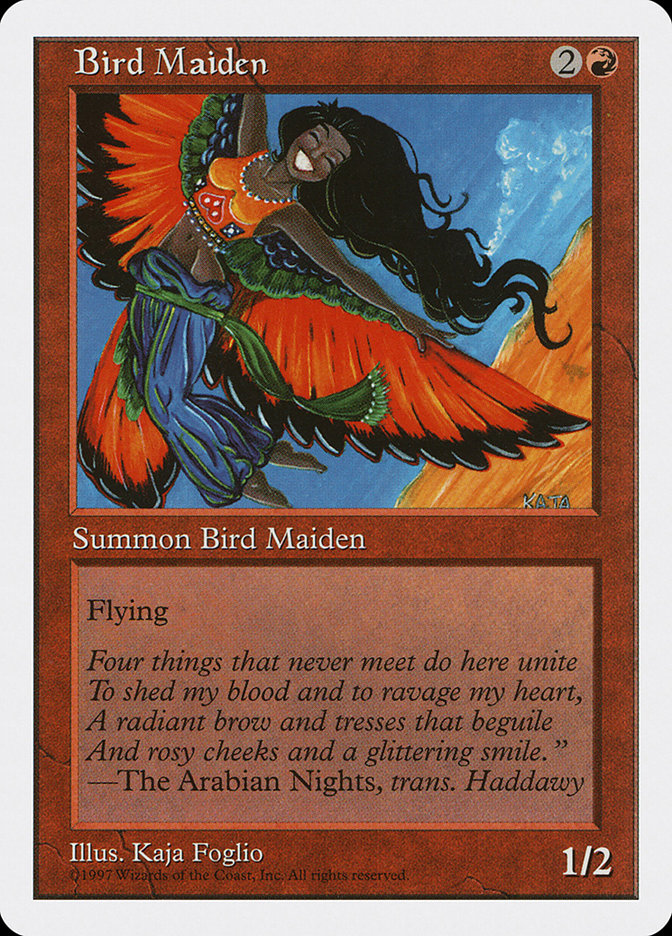 Bird Maiden [Fifth Edition] | The CG Realm