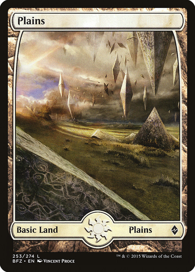 Plains (253) (Full Art) [Battle for Zendikar] | The CG Realm