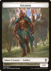 Bird (001) // Soldier Double-Sided Token [Kaldheim Commander Tokens] | The CG Realm