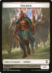 Bird (005) // Soldier Double-Sided Token [Kaldheim Commander Tokens] | The CG Realm