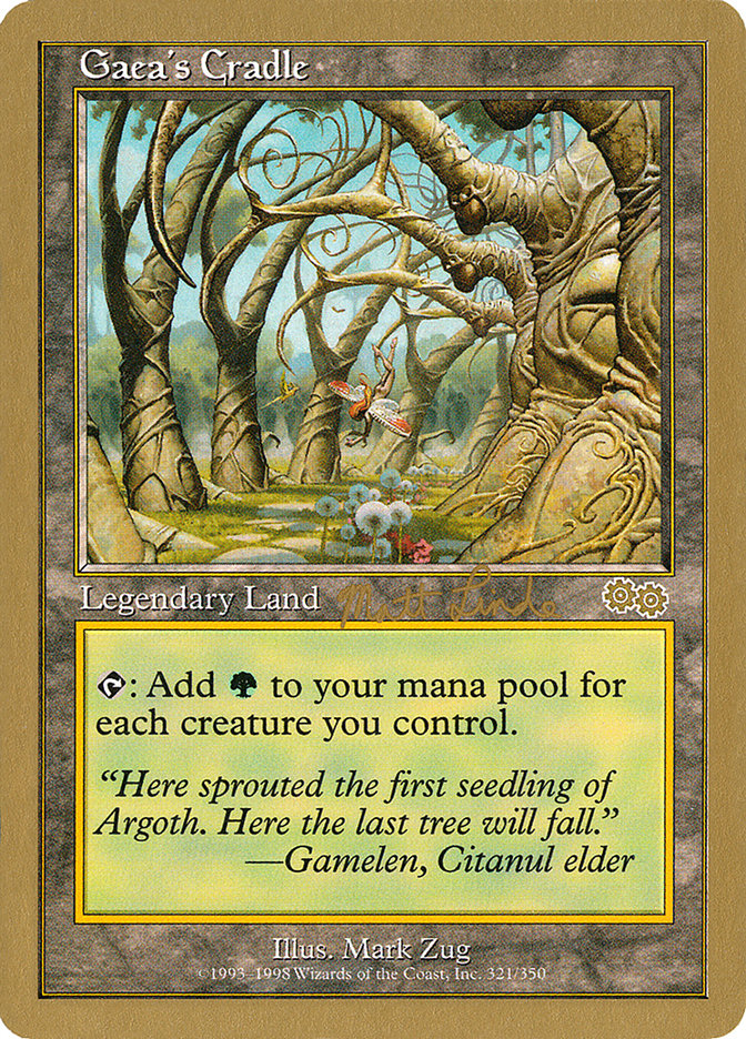Gaea's Cradle (Matt Linde) [World Championship Decks 1999] | The CG Realm