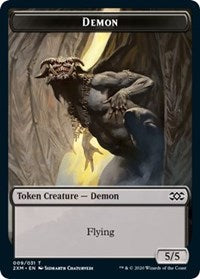 Demon // Marit Lage Double-Sided Token [Double Masters Tokens] | The CG Realm