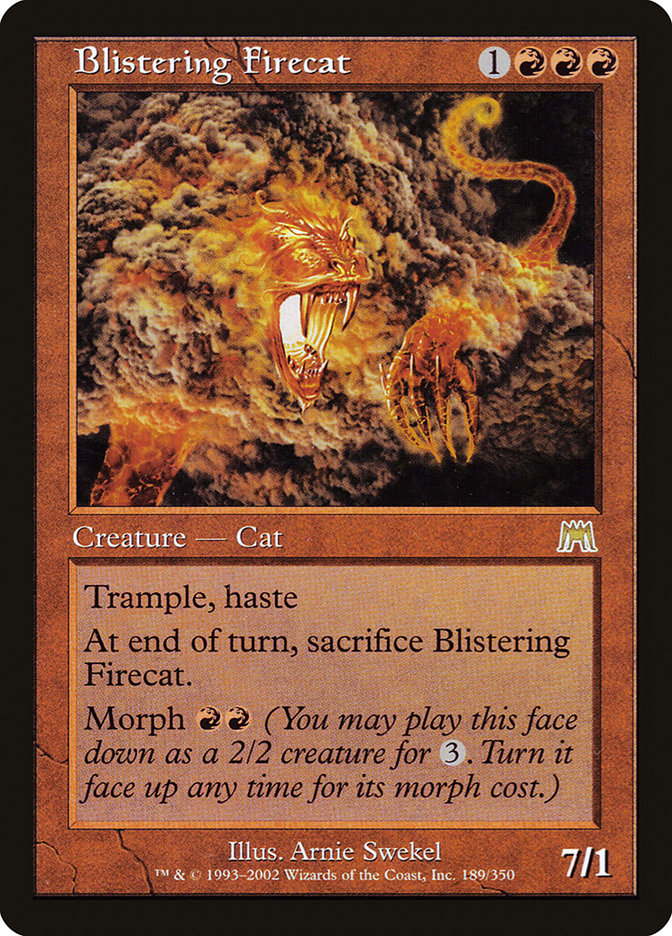 Blistering Firecat [Onslaught] | The CG Realm