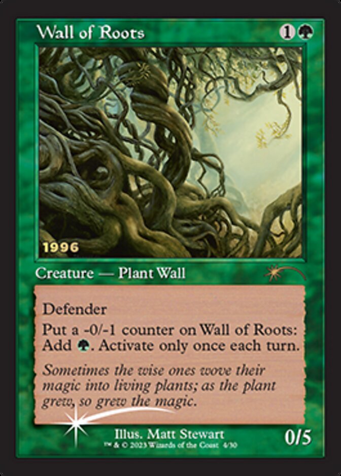 Wall of Roots [30th Anniversary Promos] | The CG Realm
