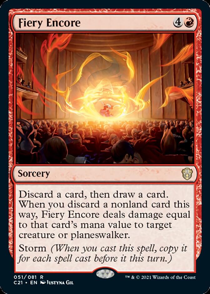 Fiery Encore [Commander 2021] | The CG Realm
