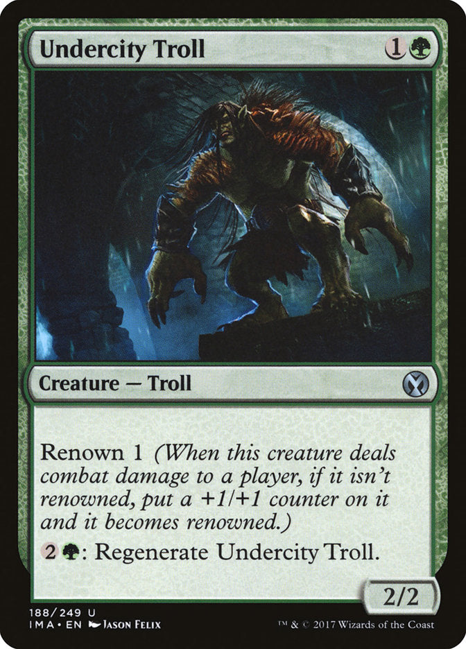 Undercity Troll [Iconic Masters] | The CG Realm