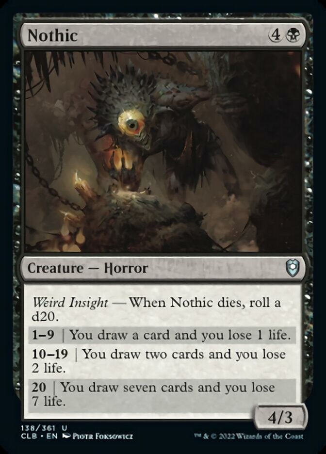 Nothic [Commander Legends: Battle for Baldur's Gate] | The CG Realm