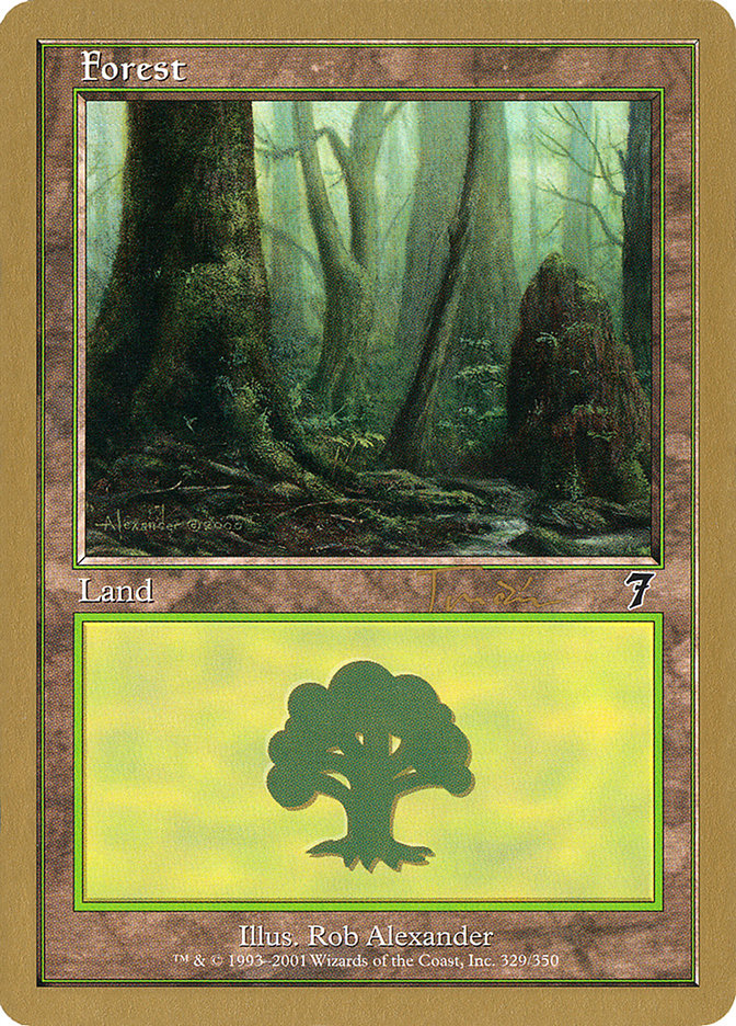 Forest (jt329) (Jan Tomcani) [World Championship Decks 2001] | The CG Realm