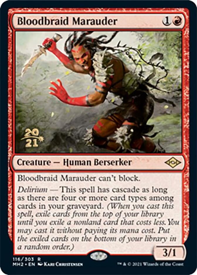 Bloodbraid Marauder [Modern Horizons 2 Prerelease Promos] | The CG Realm