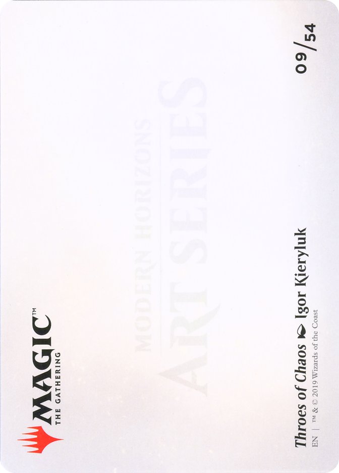 Throes of Chaos // Throes of Chaos (ASMH1-009) - Modern Horizons Art Series (Borderless)