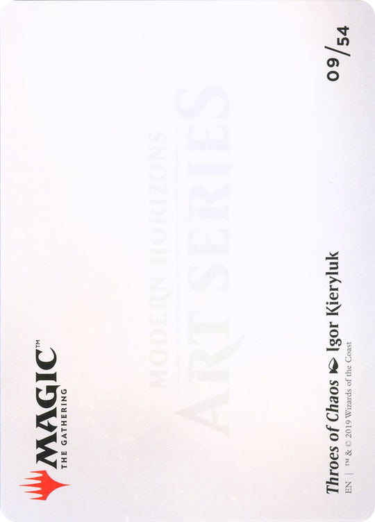 Throes of Chaos // Throes of Chaos (ASMH1-009) - Modern Horizons Art Series (Borderless)