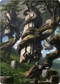 Forest 2 Art Card [Zendikar Rising Art Series] | The CG Realm