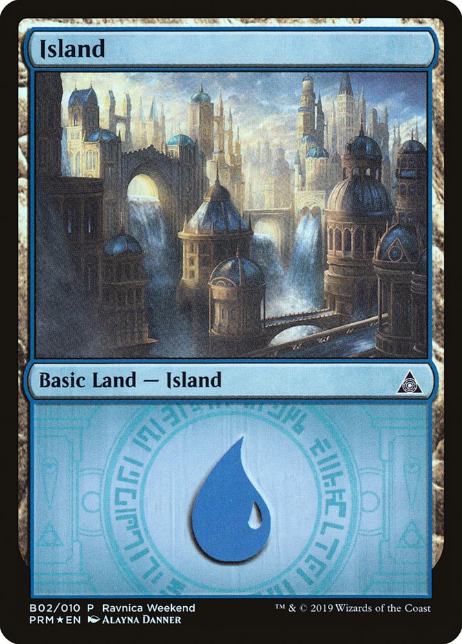 Island (B02) [Ravnica Allegiance Guild Kit] | The CG Realm