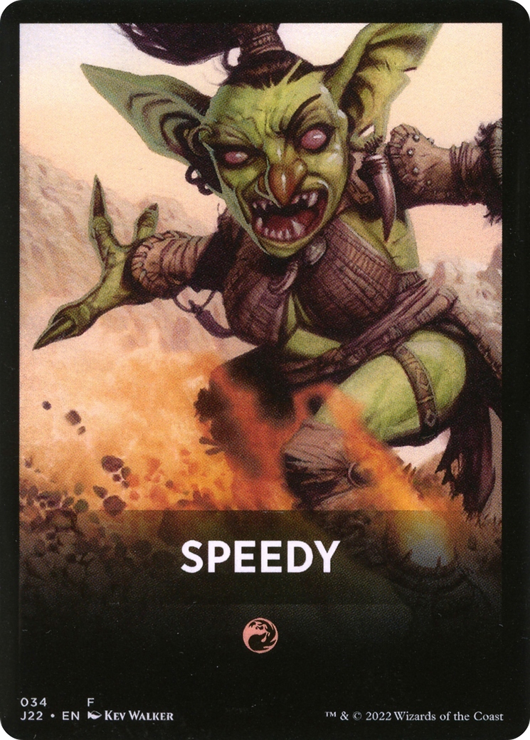 Speedy Theme Card [Jumpstart 2022 Front Cards] | The CG Realm