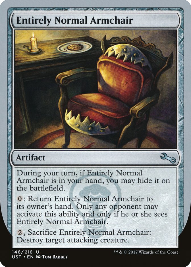 Entirely Normal Armchair [Unstable] | The CG Realm