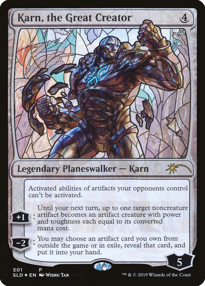 Karn, the Great Creator (Stained Glass) [Secret Lair Drop Promos] | The CG Realm