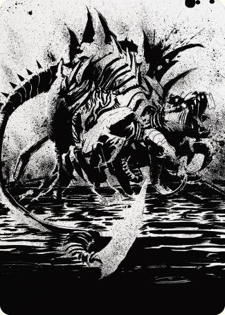 Karumonix, the Rat King Art Card [Phyrexia: All Will Be One Art Series] | The CG Realm