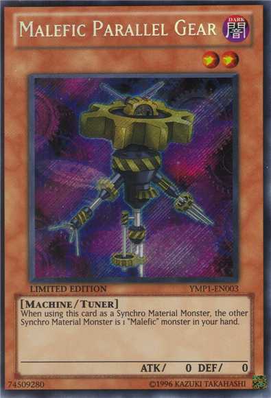 Malefic Parallel Gear [YMP1-EN003] Secret Rare | The CG Realm