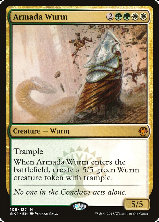 Armada Wurm [Guilds of Ravnica Guild Kit] | The CG Realm