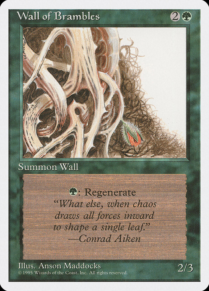 Wall of Brambles [Fourth Edition] | The CG Realm