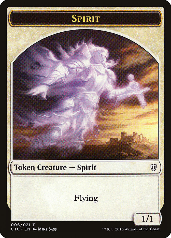 Germ // Spirit (006) Double-Sided Token (C16-010) - Commander 2016 Tokens