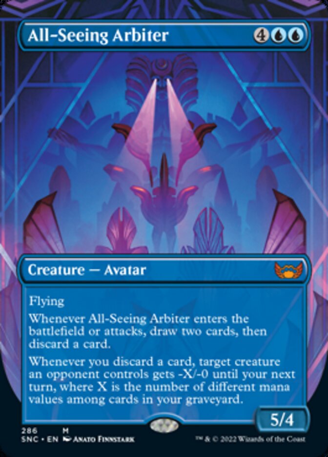 All-Seeing Arbiter (Borderless Alternate Art) [Streets of New Capenna] | The CG Realm