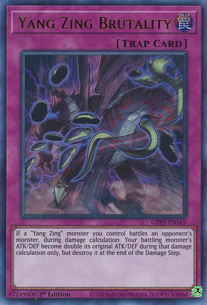 Yang Zing Brutality [GFP2-EN169] Ultra Rare | The CG Realm