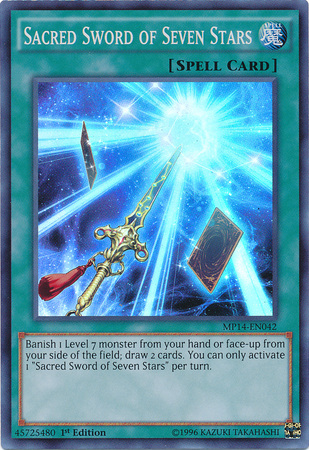 Sacred Sword of Seven Stars [MP14-EN042] Super Rare | The CG Realm
