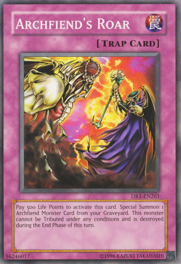 Archfiend's Roar [DR1-EN261] Common | The CG Realm