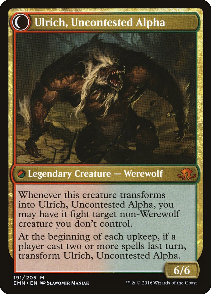 Ulrich of the Krallenhorde // Ulrich, Uncontested Alpha [Eldritch Moon] | The CG Realm