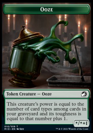 Ooze Token [Innistrad: Midnight Hunt Tokens] | The CG Realm