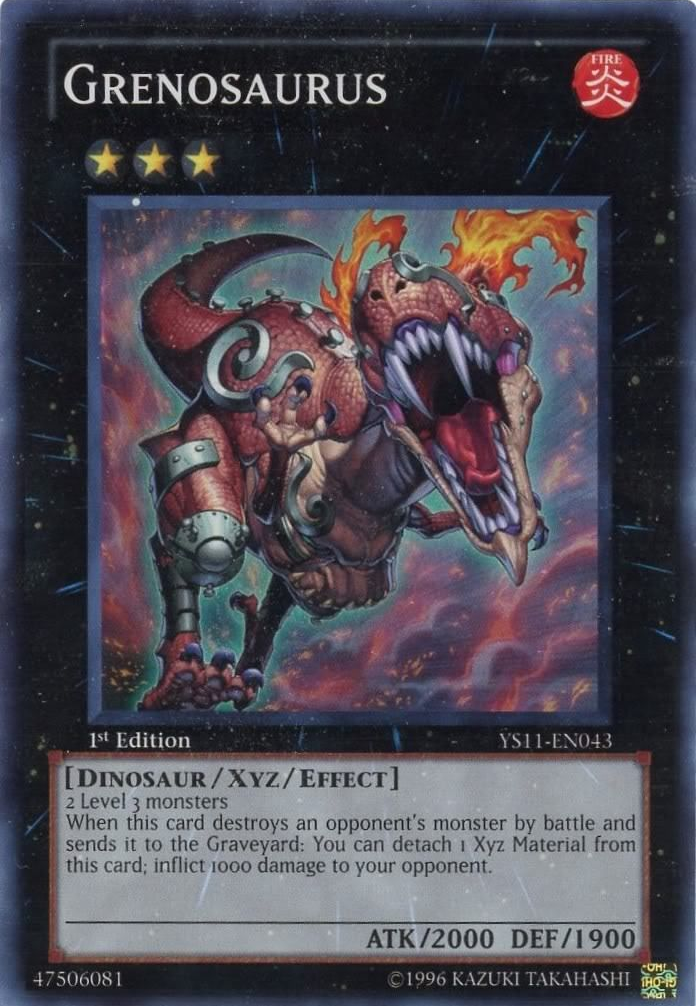 Grenosaurus [YS11-EN043] Super Rare | The CG Realm