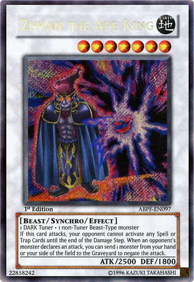 Zeman the Ape King [ABPF-EN097] Secret Rare | The CG Realm