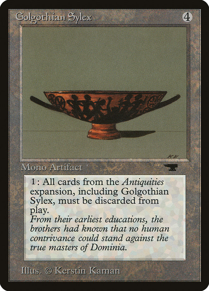 Golgothian Sylex [Antiquities] | The CG Realm