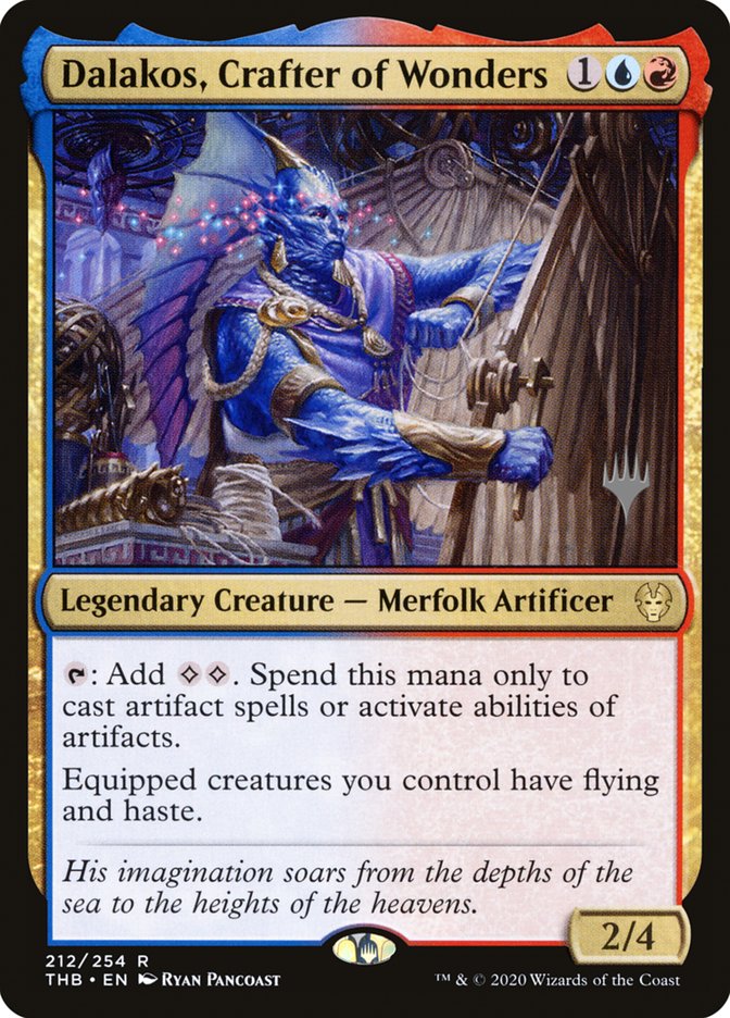 Dalakos, Crafter of Wonders (Promo Pack) [Theros Beyond Death Promos] | The CG Realm