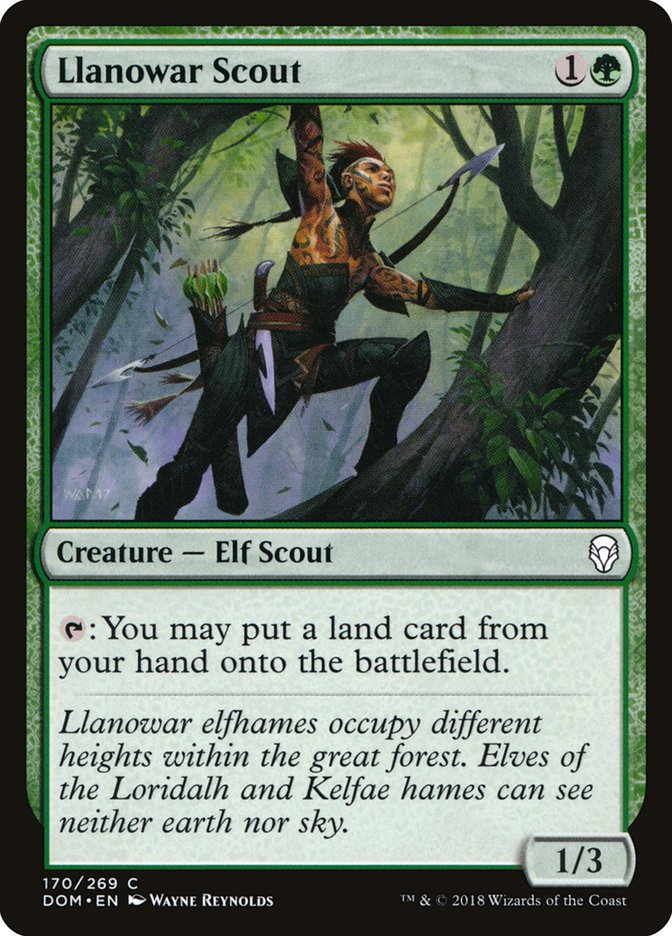 Llanowar Scout [Dominaria] | The CG Realm