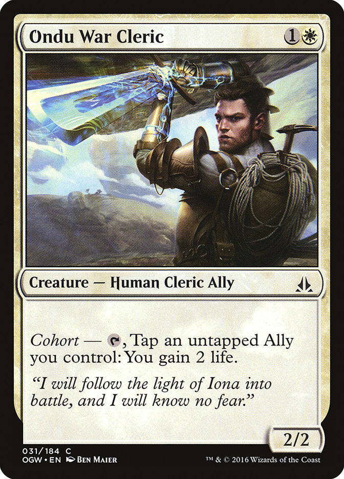 Ondu War Cleric [Oath of the Gatewatch] | The CG Realm