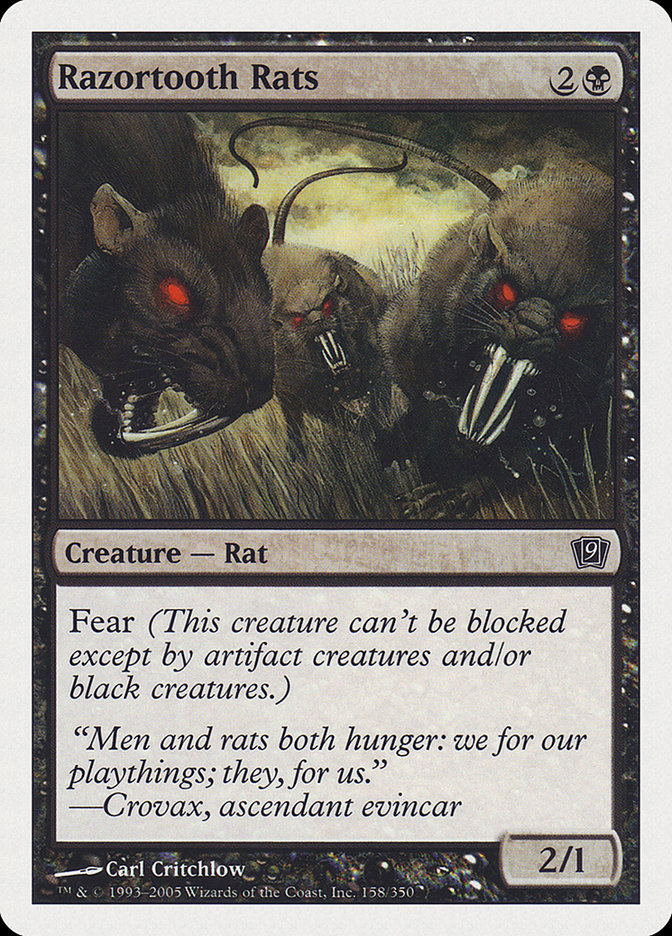 Razortooth Rats [Ninth Edition] | The CG Realm