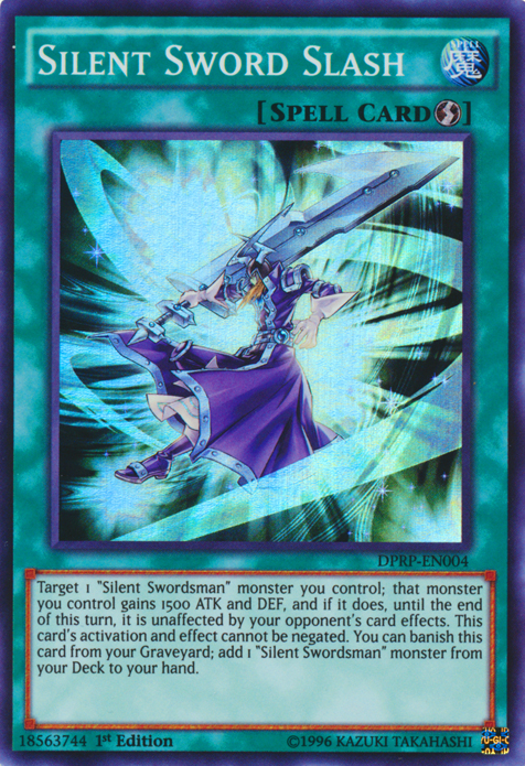 Silent Sword Slash [DPRP-EN004] Super Rare | The CG Realm
