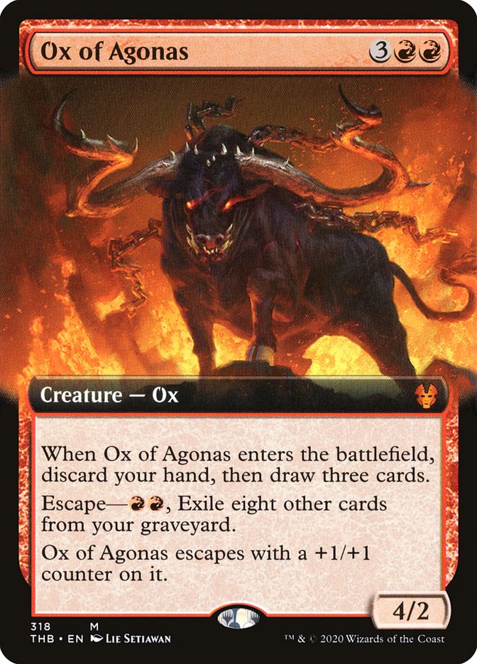 Ox of Agonas (Extended Art) [Theros Beyond Death] | The CG Realm