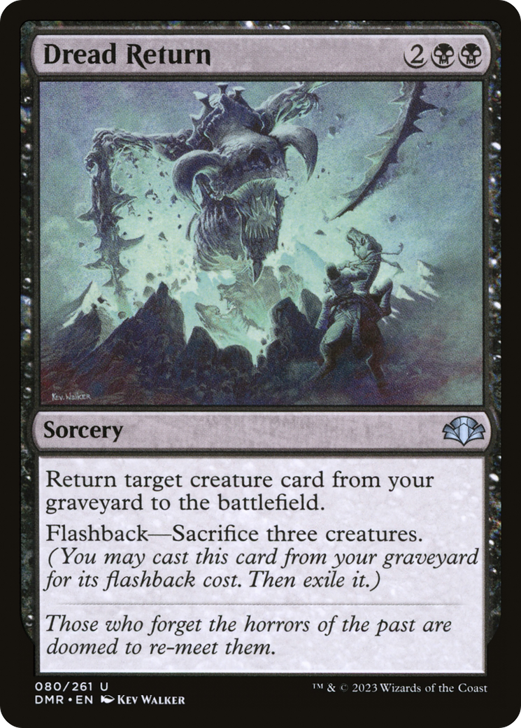Dread Return [Dominaria Remastered] | The CG Realm