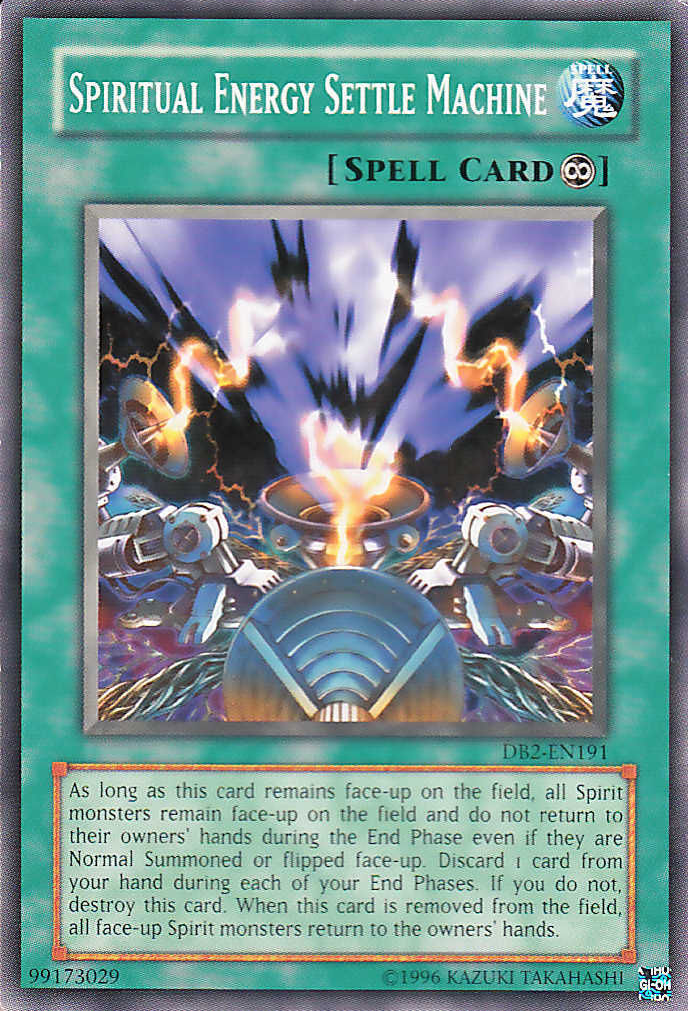 Spiritual Energy Settle Machine [DB2-EN191] Common | The CG Realm