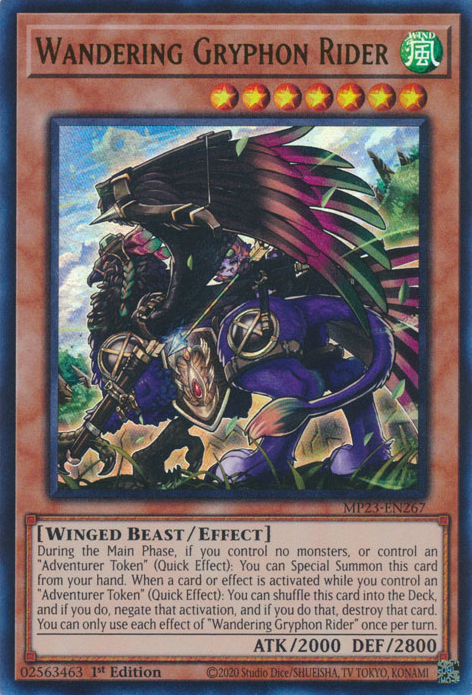 Wandering Gryphon Rider [MP23-EN267] Ultra Rare | The CG Realm