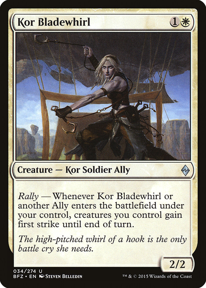 Kor Bladewhirl [Battle for Zendikar] | The CG Realm